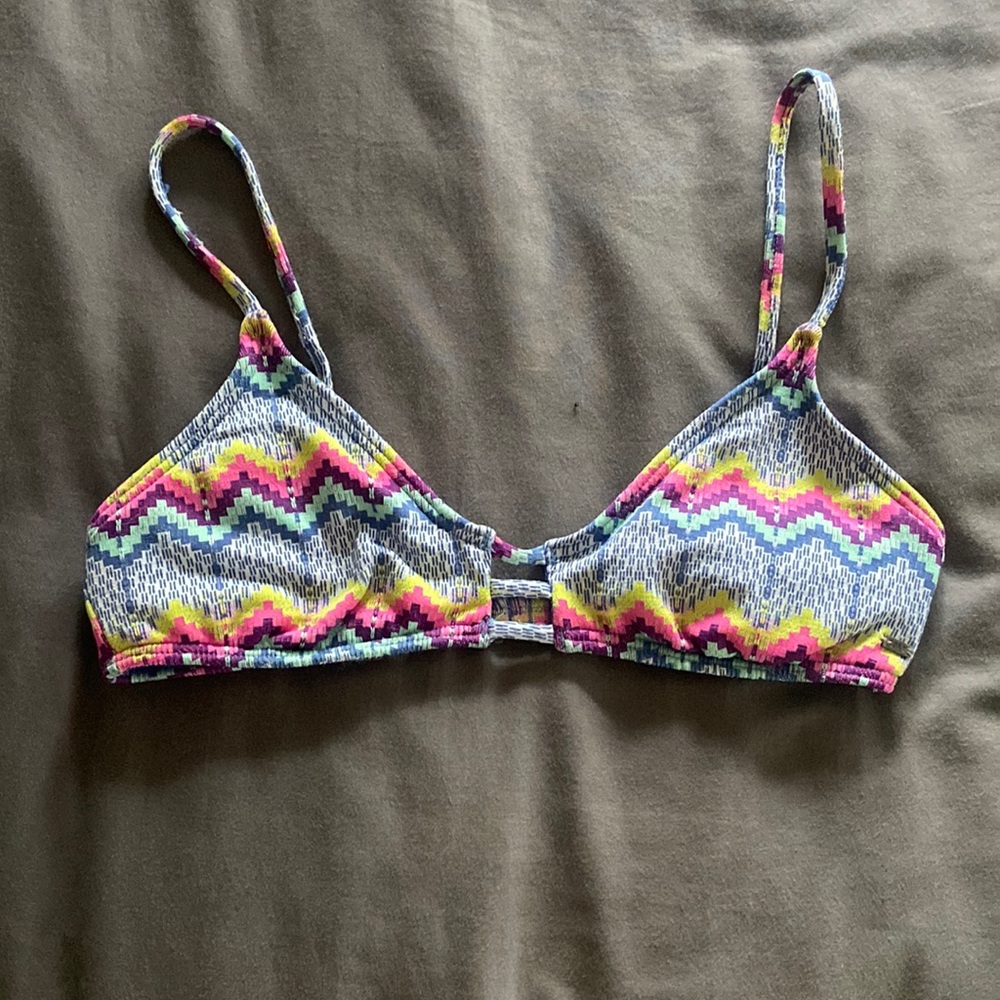 Multi colored Roxy bikini top